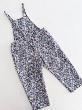 Zara Floral Wide Leg Jumpsuit | 2–3 Years (98 cm)